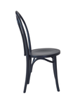 Chaise bistrot noire  -  42x50x90cm - 168000.357