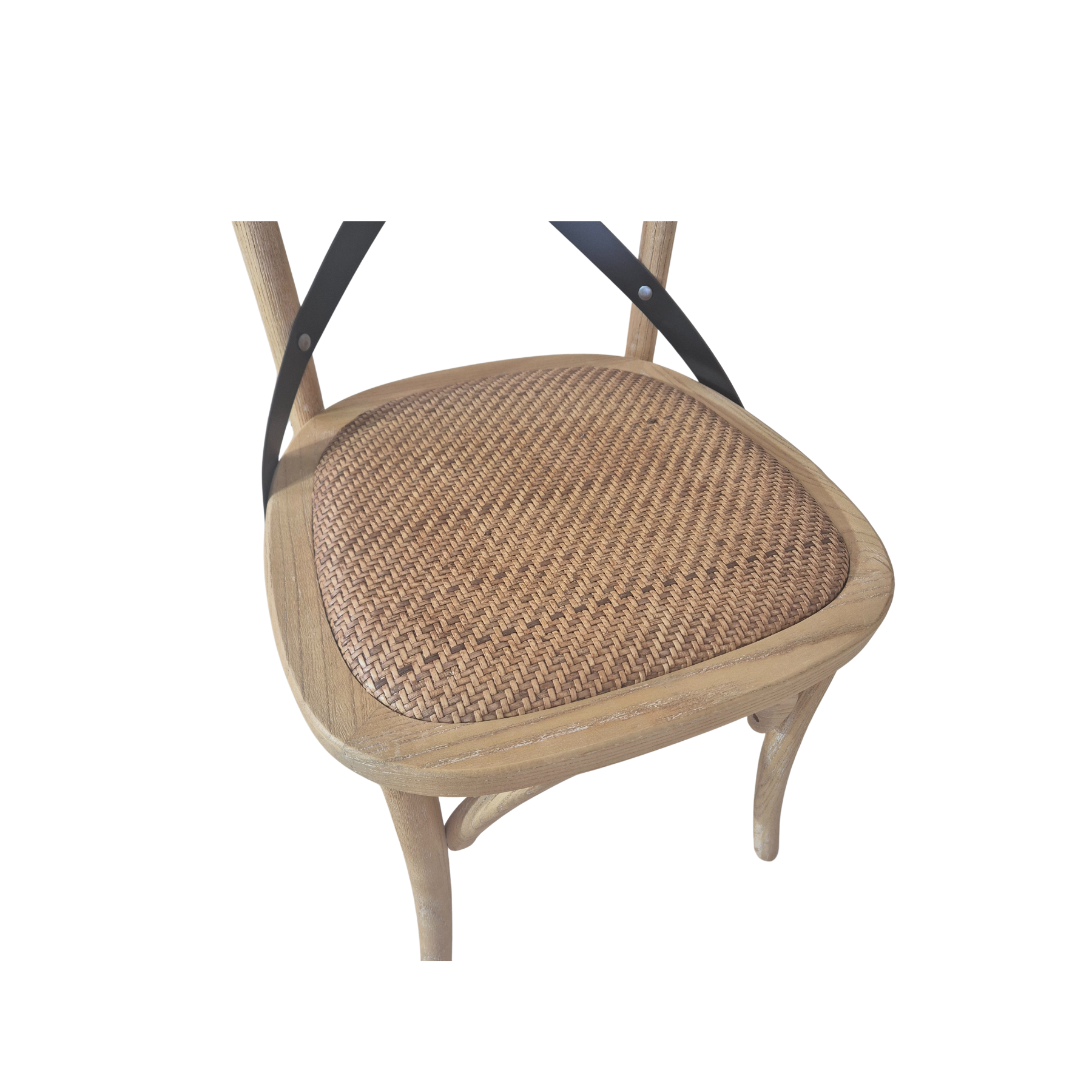 Chaise bistrot fer  -  50x45x88cm - 143004.49