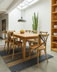 Chaise bistrot fer  -  50x45x88cm - 143004.49