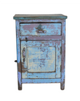 Table de chevet Adar - Teck Recyclé - 43x32x63cm