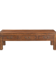 Table Basse Piya - Teck Recyclé - 152x58x48cm