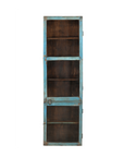 Vitrine Chini - Teck Recyclé - 48x15x155cm