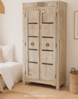Armoire Aarti - Teck Recyclé - 74x40x177cm