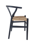Fauteuil japonais noir  -  56x52x76cm - 168004.46