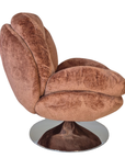 Fauteuil Pivotant rouille  -  80x84x84cm - 186002.167