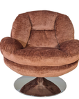 Fauteuil Pivotant rouille  -  80x84x84cm - 186002.167