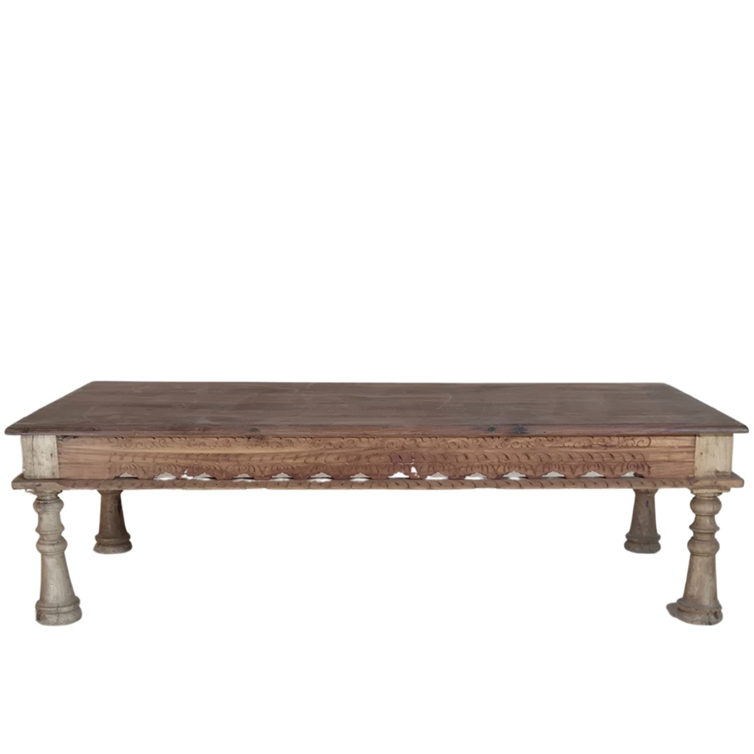 Table basse Chay - Teck Recyclé - 152x77x44cm