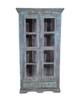 Vitrine Gyan - Teck Recyclé - 87x32x157cm