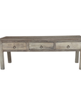 Table Basse Amod - Teck Recyclé - 120x40x45cm