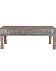 Table basse Dipa - Teck Recyclé - 124x63x45cm
