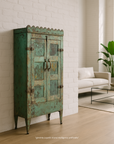 Armoire Arti - Teck Recyclé & fer - 60x37x95cm