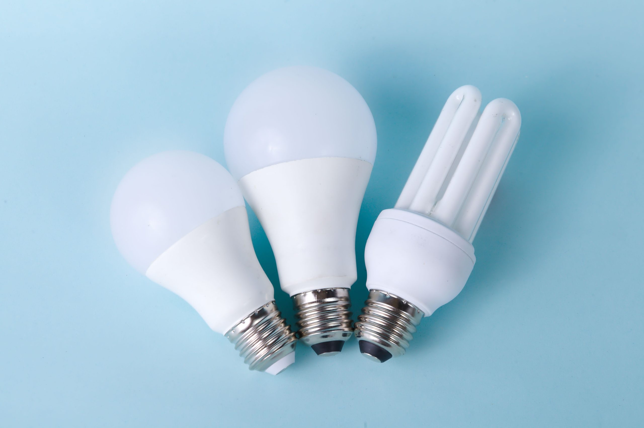 Assortiment d'ampoules LED et fluocompactes